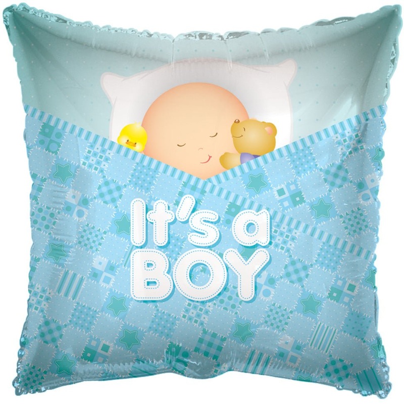 18 PR Baby Boy Sleeping Square  (Single Pack). 17734-18