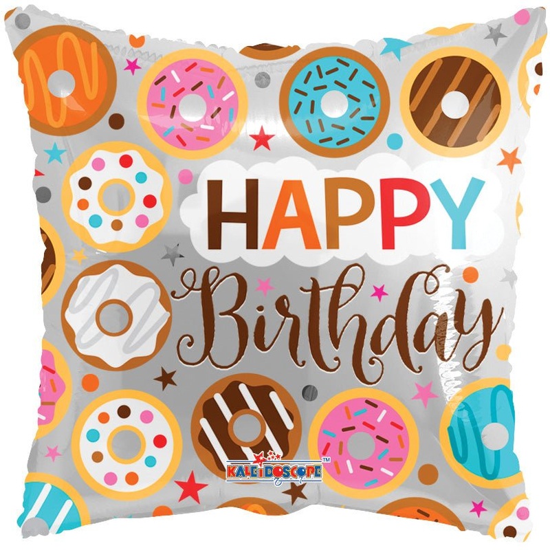 18 PR Birthday Donuts  Single Pack. 15439-18