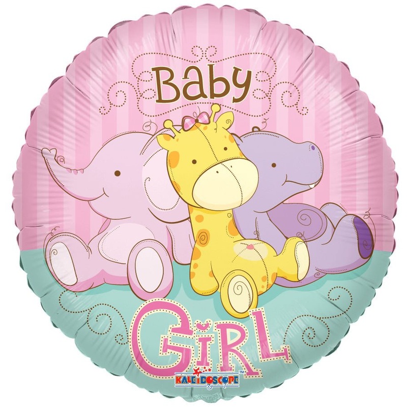 18 SV Baby Girl Jungle Animals  (Single Pack). 19515-18