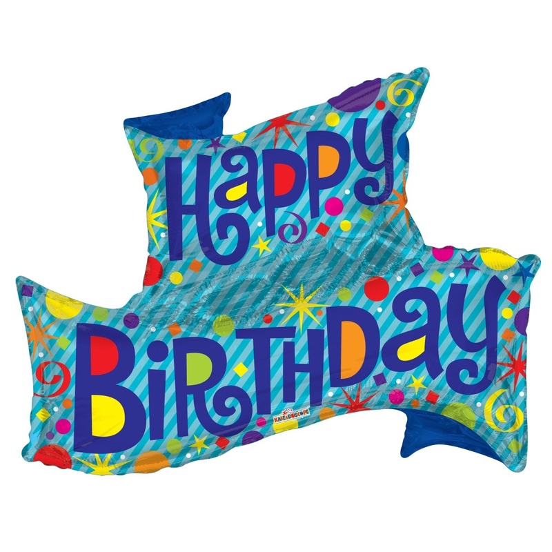 36" Birthday Banner Shape - (Single Pack). 15457-36S