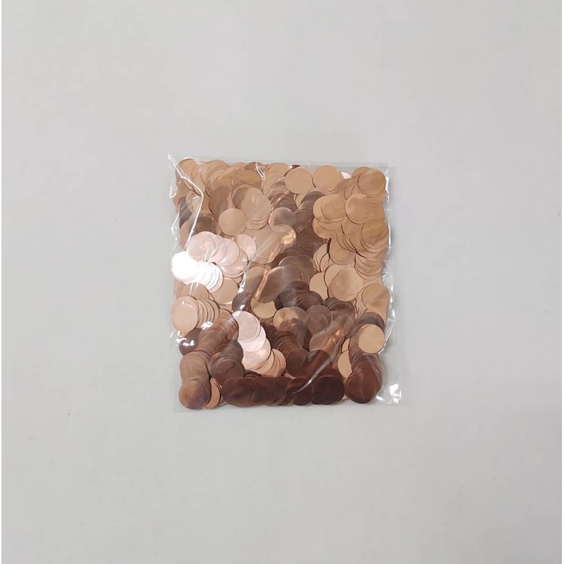 Confetti Foil Rose Gold - (1 cm). B525A