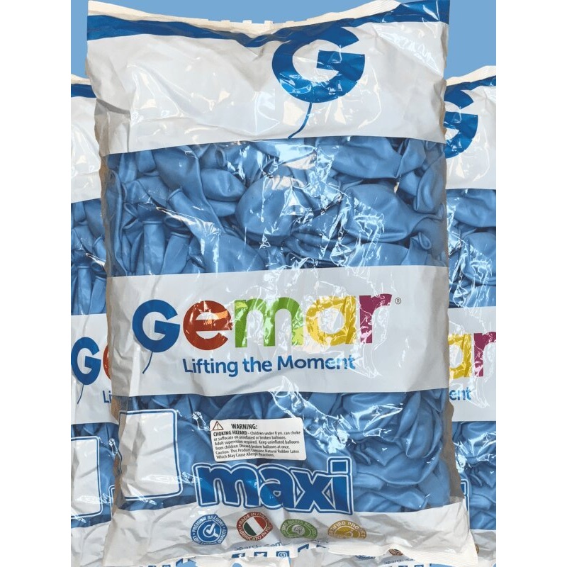 Gemar USA Maxi Bag Solid Baby Blue G110-072 12"