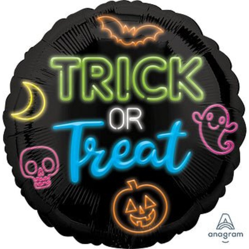 Halloween Neon Trick or Treat 17" - (Single Pack). 4193501