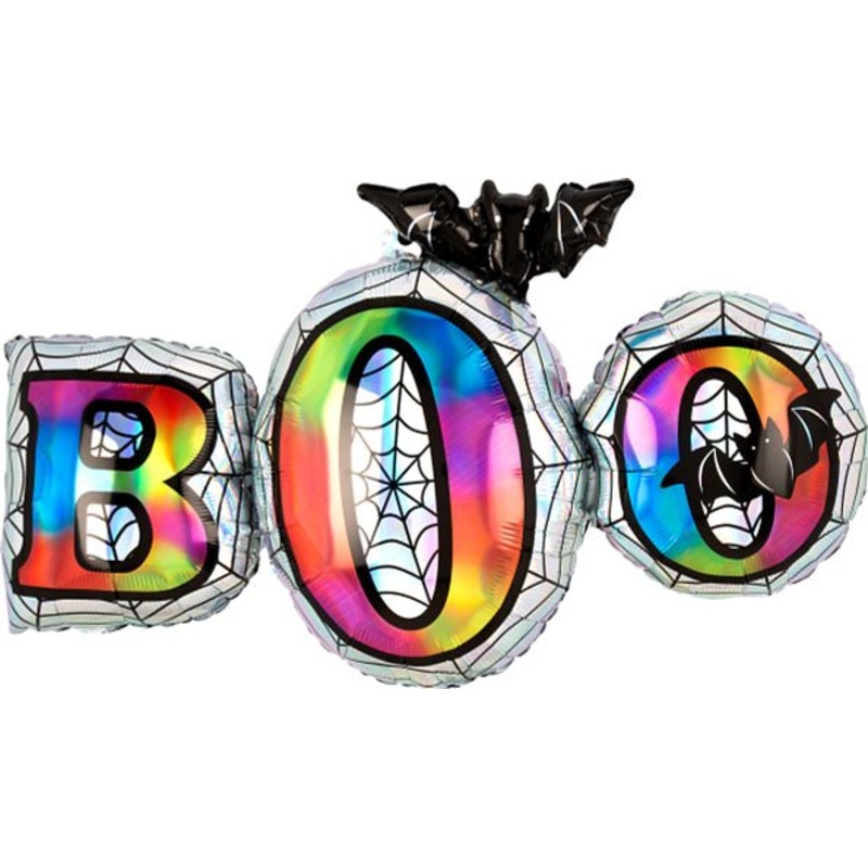 Iridescent Boo 35" x 21" - (Single Pack). 4194601