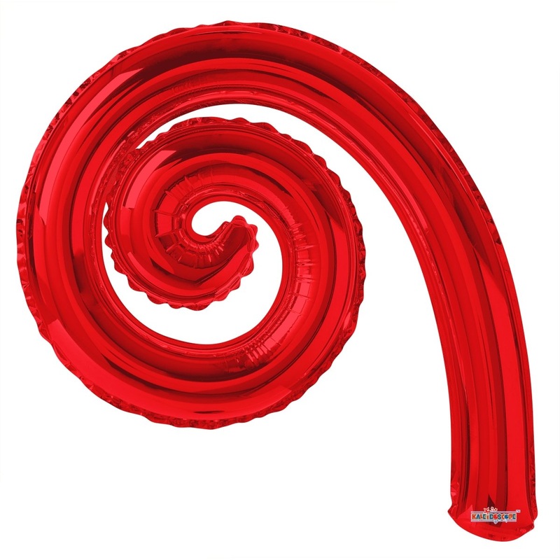Kurly Spiral Red Gb 14" (Flat). 15013-DCF