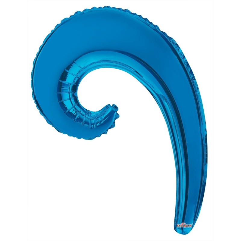 Kurly Wave Royal Blue Gb 14" (Flat). 15015-DCF