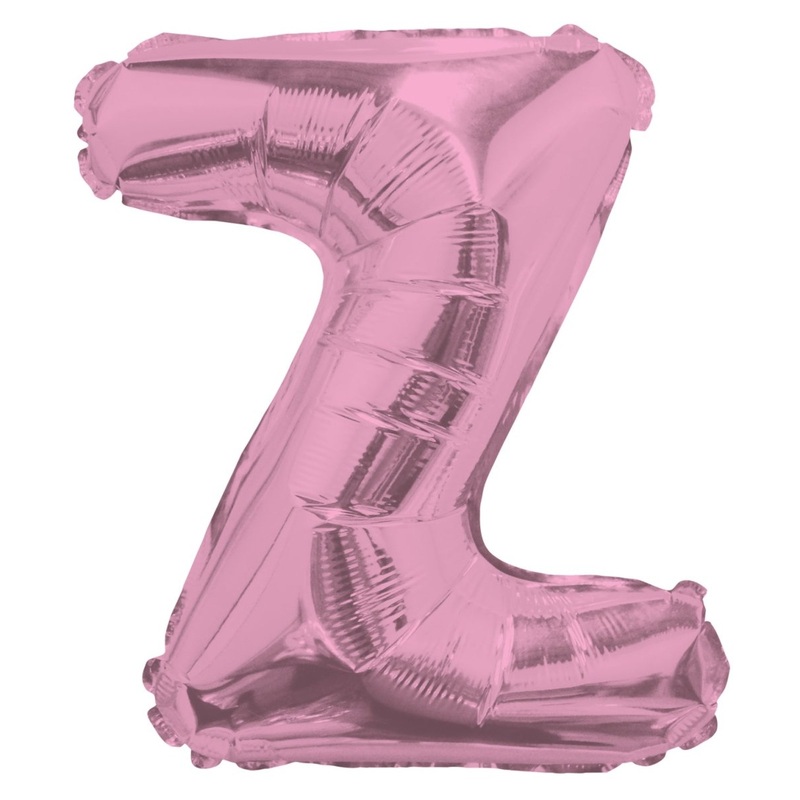 Letter Z Light Pink 14" - (Single Pack). 34871-14