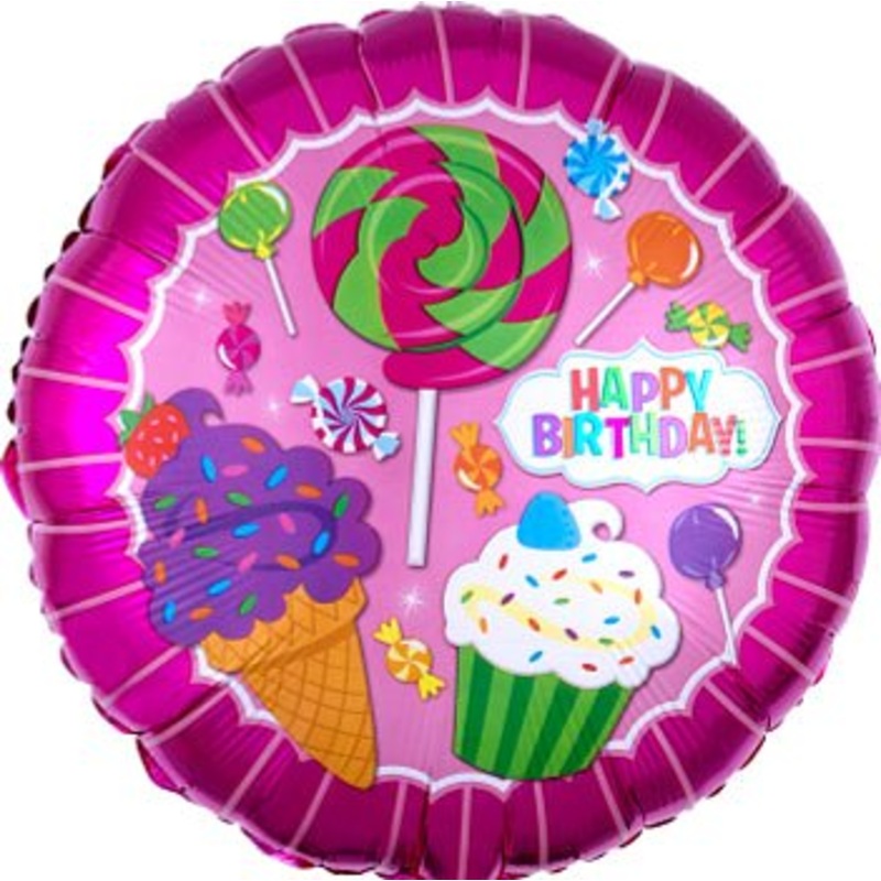 Sweet Shop Birthday 17" - (Single Pack). 3161501
