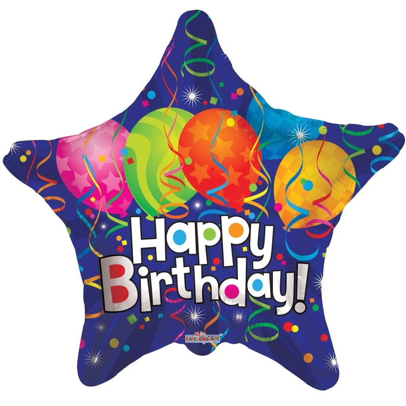 18" Birthday Festive - (Single Pack). 15431-18