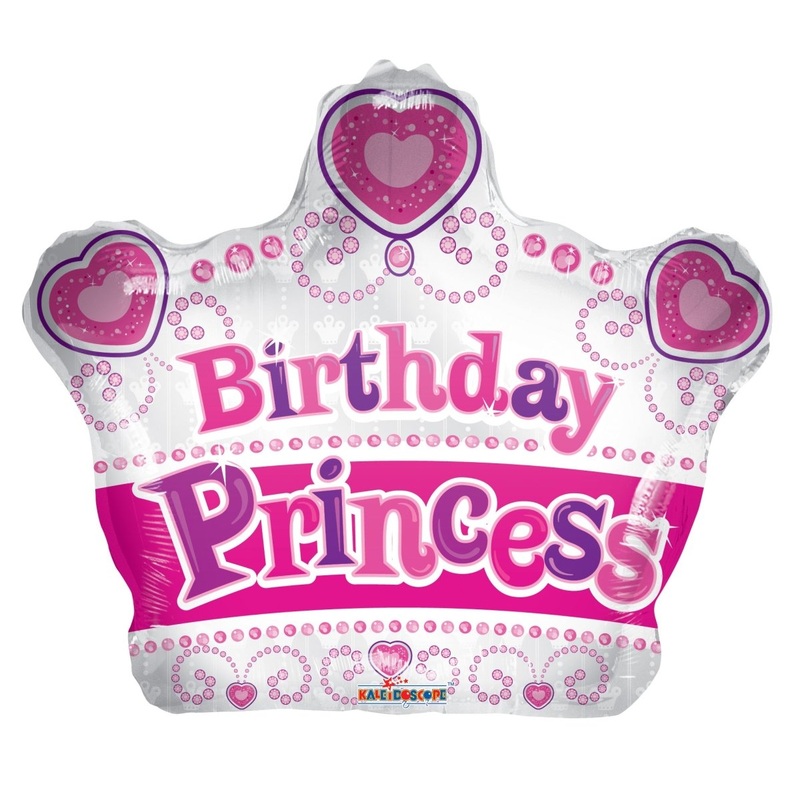 18" Birthday Princess Crown - (Single Pack). 15103-18