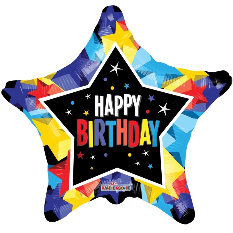 18" Bright Color Stars - (Single Pack). 15058-18