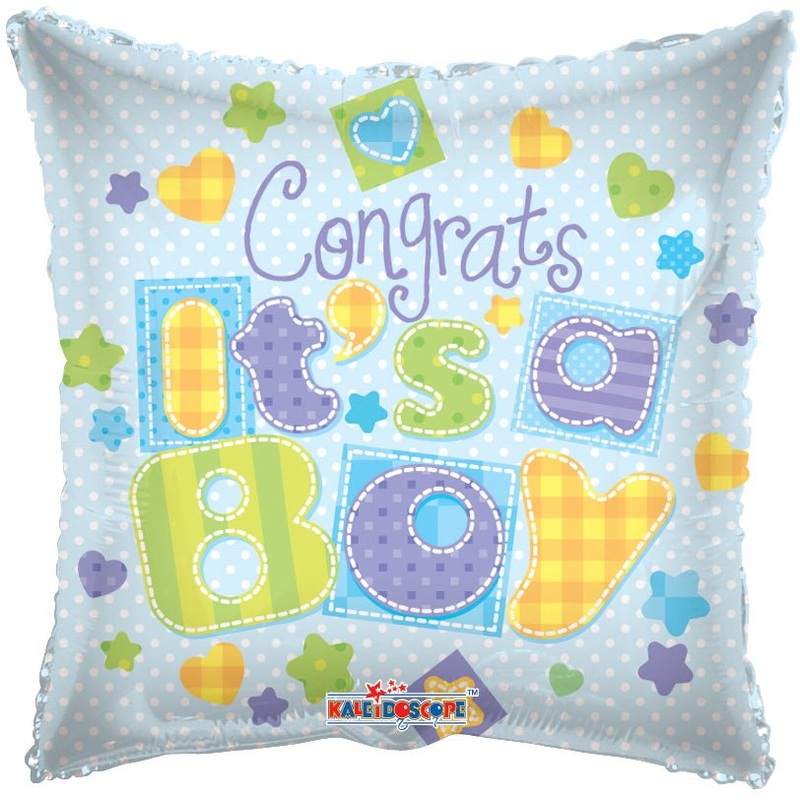 18 SV Congrats Its A Boy - (Single Pack). 19294-18