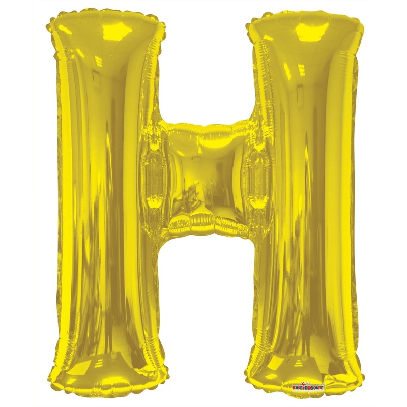 34 SC Letter H Gold Shape  Single Pack. 15267-34