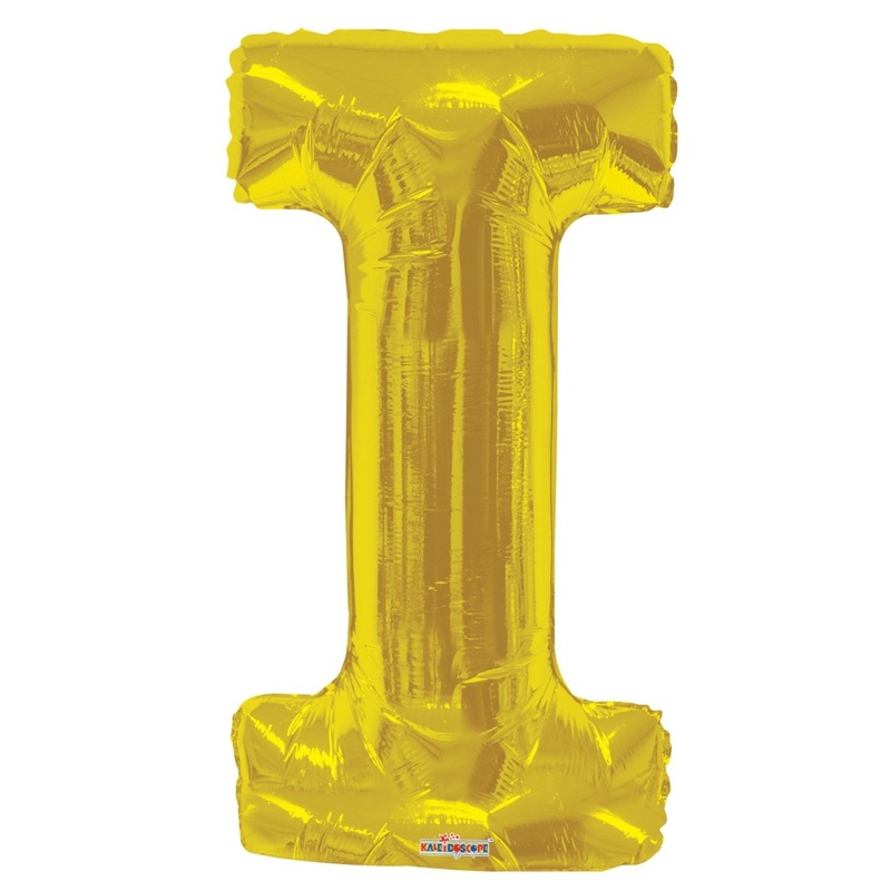 34 SC Letter I Gold Shape  Single Pack. 15268-34