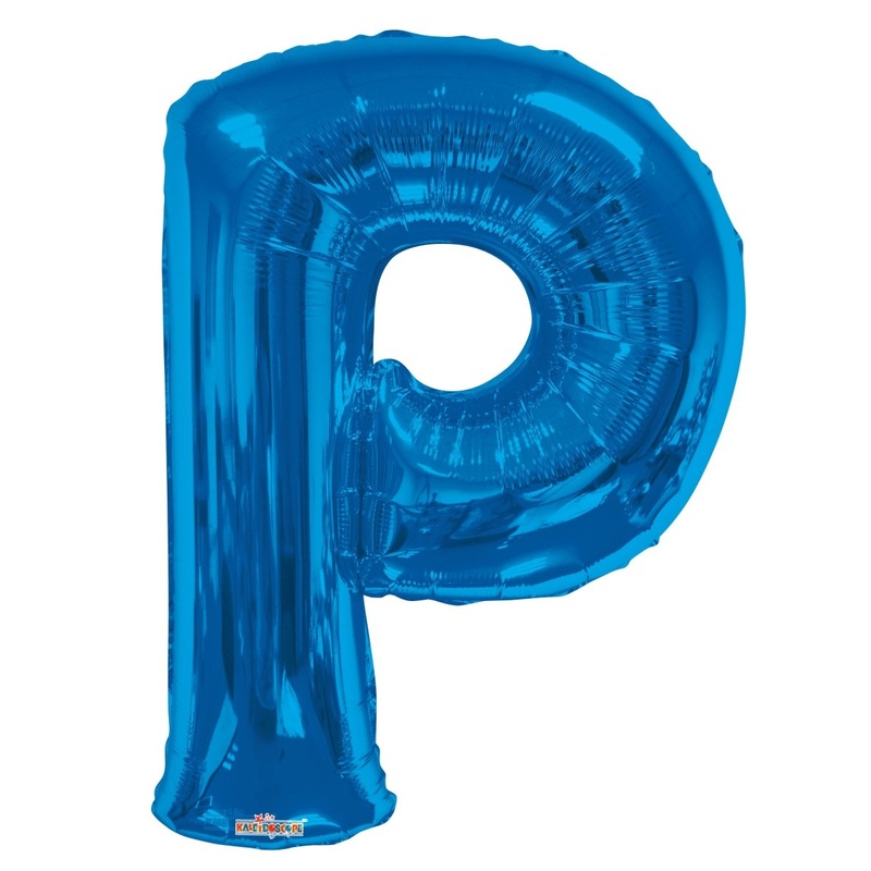 34 SC Letter P Royal Blue Shape  Single Pack. 15515-34