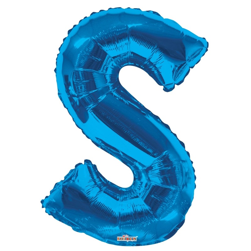 34 SC Letter S Royal Blue Shape  Single Pack. 15518-34