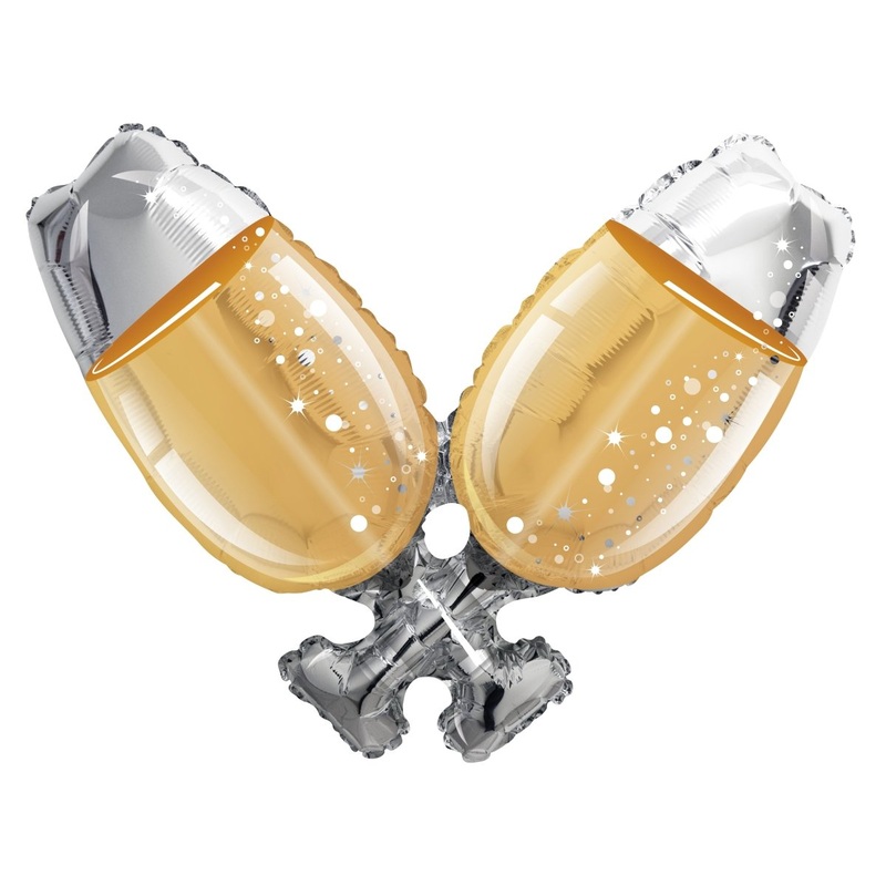 36 PR Champagne Glasses Shape  (Single Pack). 15940-36