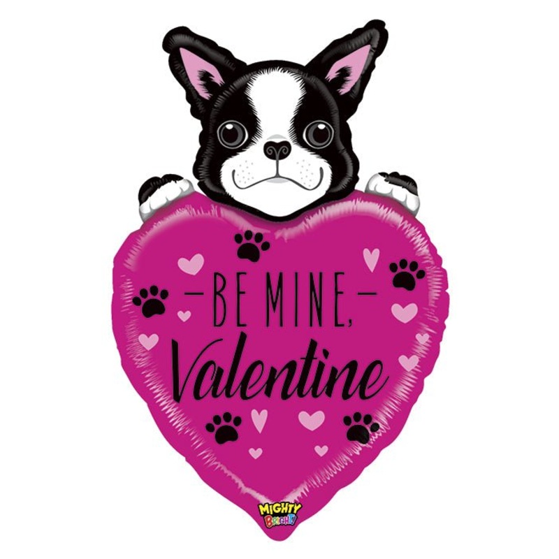 Be Mine Valentine Dog 37" - (Flat). 35631