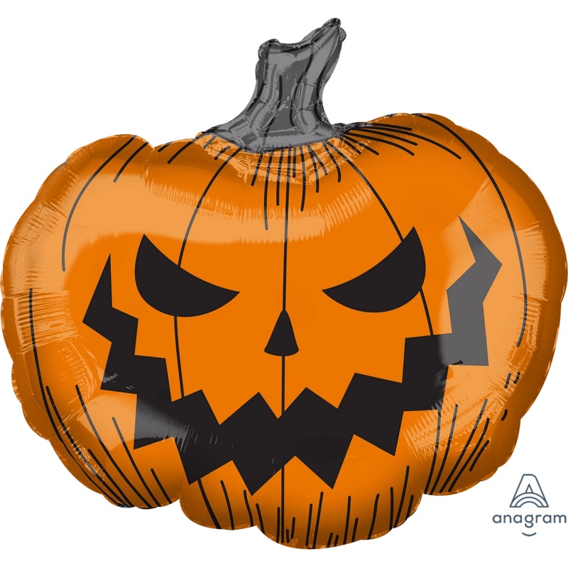 Hallows' Eve Pumpkin 29" x 27" - (Flat). 4004102