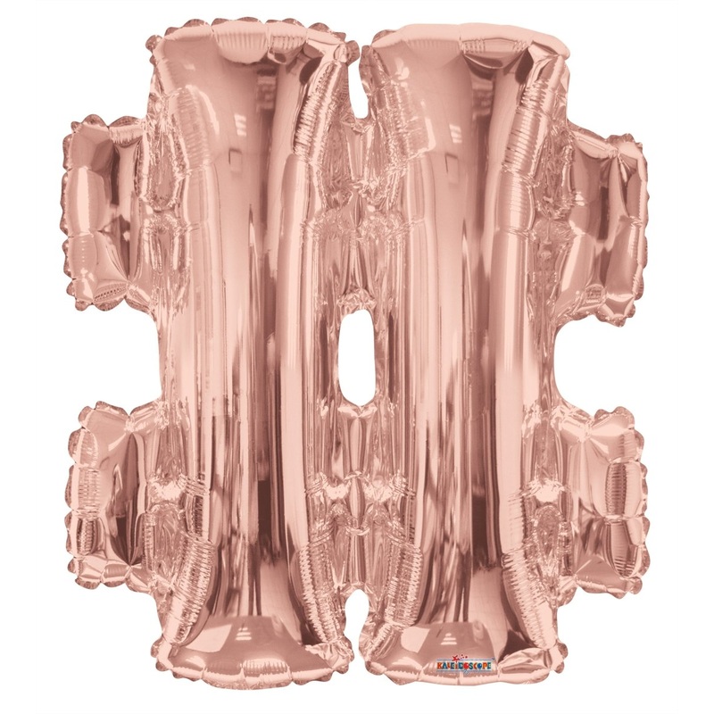 Hashtag Rose Gold 14 - (Single Pack). 15679-14