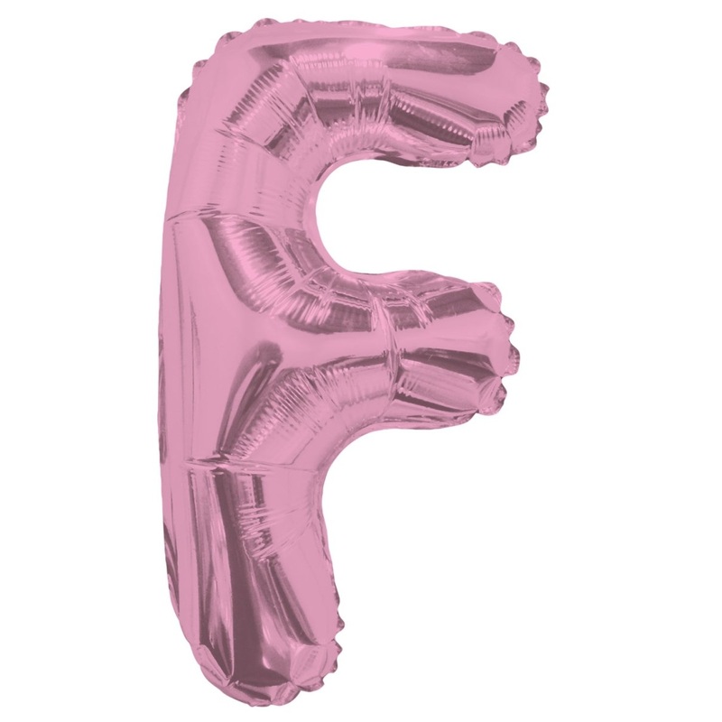 Letter F Light Pink 14" - (Single Pack). 34852-14