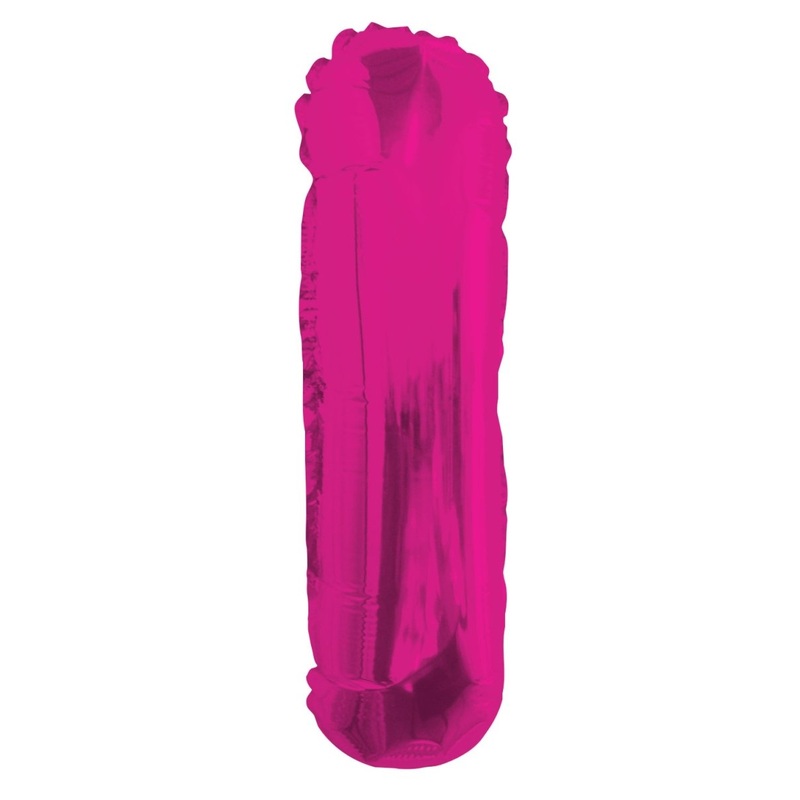 Letter I Hot Pink 14" - (Single Pack). 34805-14