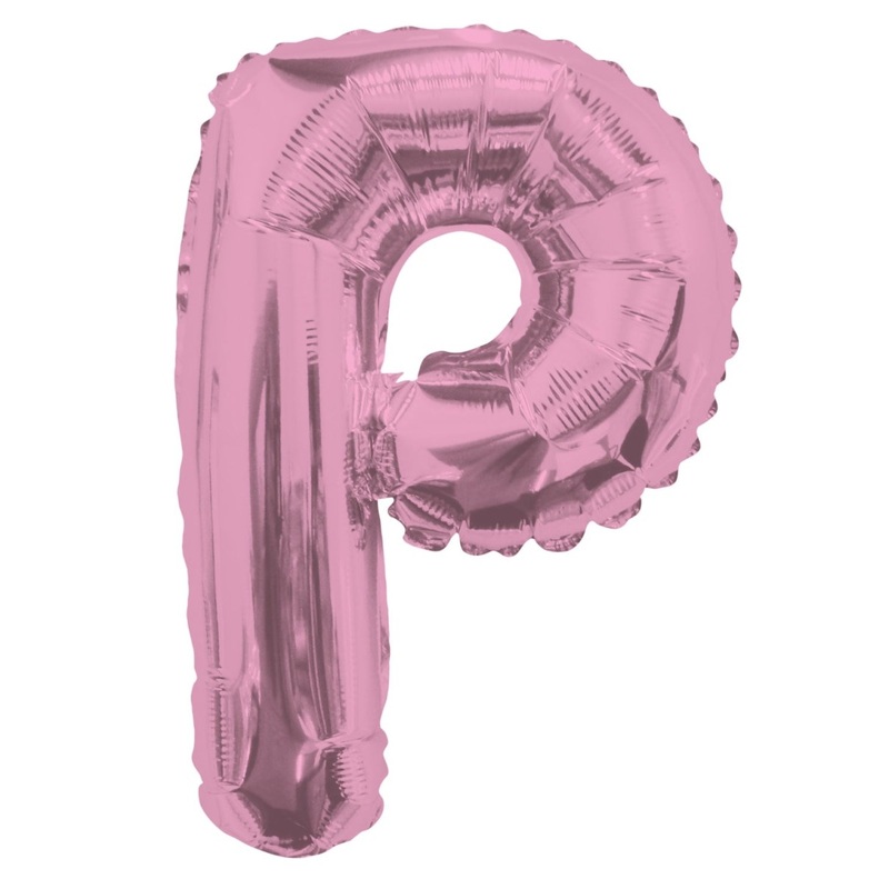 Letter P Light Pink 14" - (Single Pack). 34862-14
