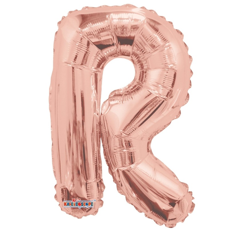 Letter R Rose Gold 14 - (Single Pack). 15667-14
