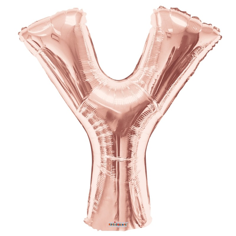 Letter Y Rose Gold 34  (Single Pack). 15634-34
