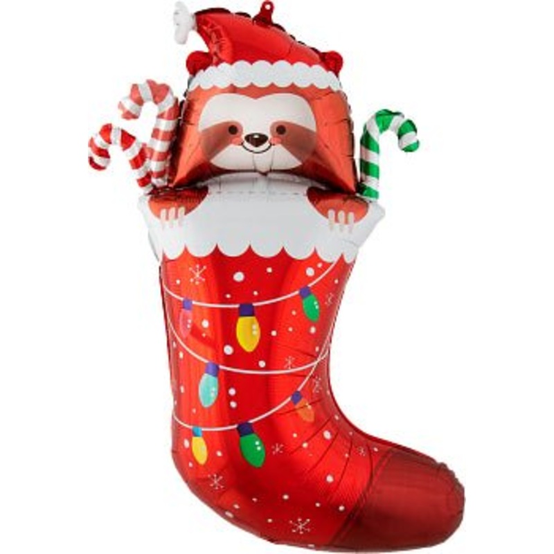 Sloth Stocking 31" - (Single Pack). 4204401