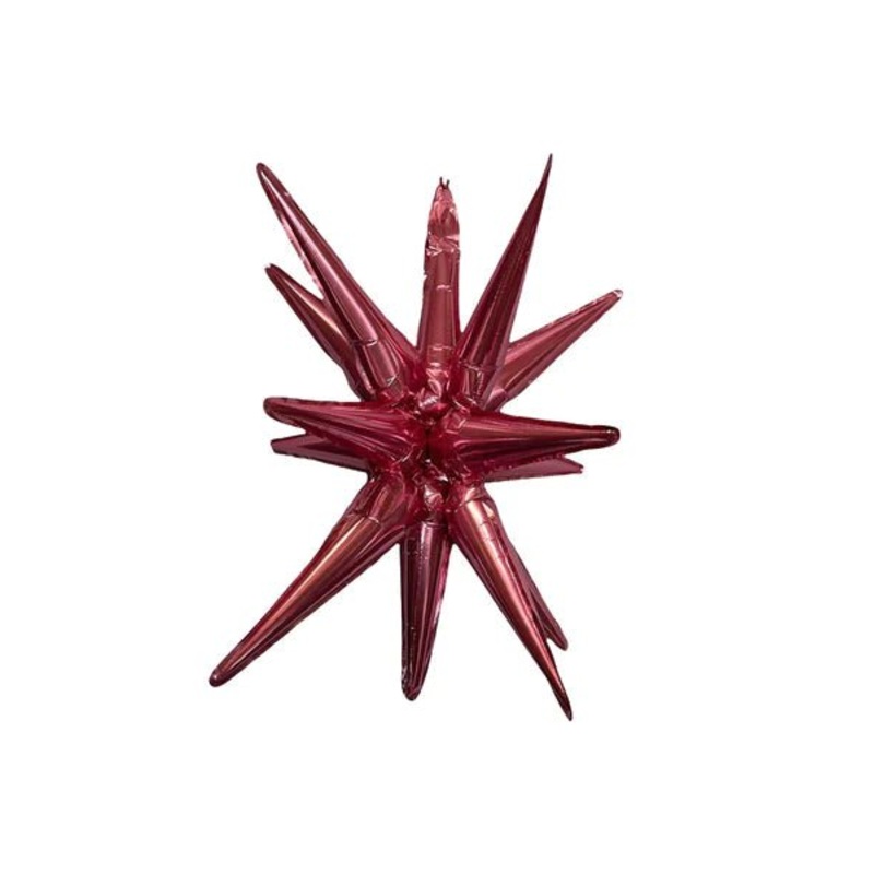Starburst Pink 3D Foil Balloon - 22" in.