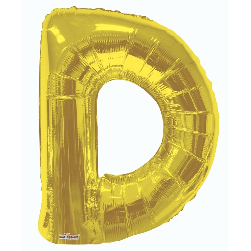 34 SC Letter D Gold Shape  Single Pack. 15263-34