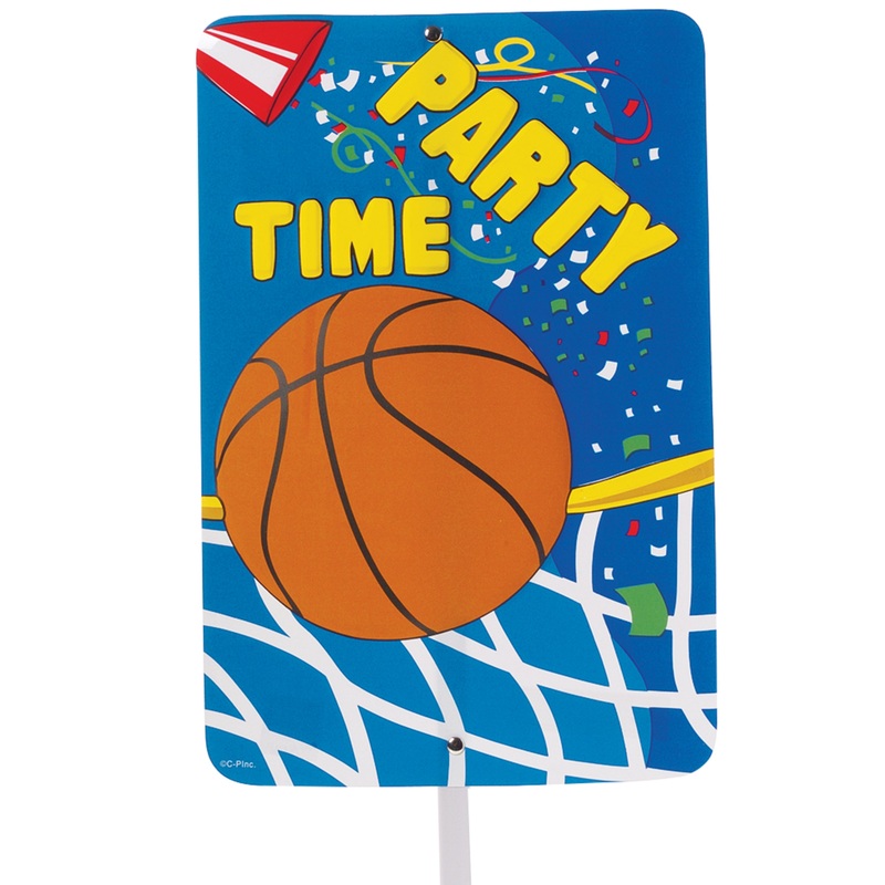 Basketball Yard Sign