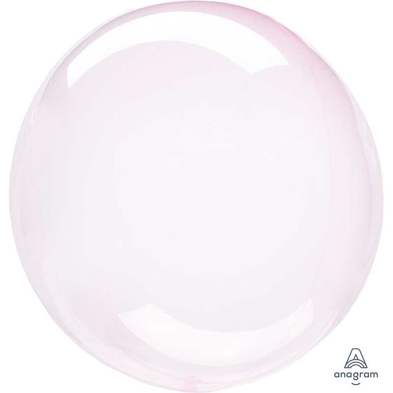 Bubble Crystal Clearz Light Pink 18" - (Single Pack). 8284911