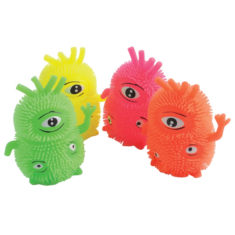Flashing Tri-Eyed Monster Puffers/6P