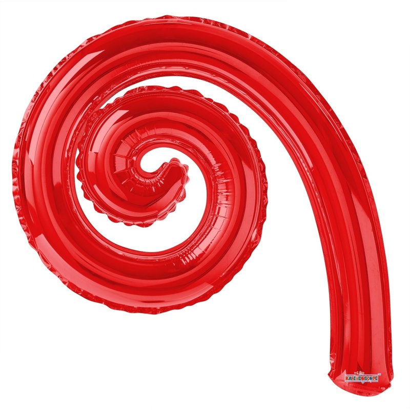 Kurly Spiral Red 14" (Flat). 19802-DCF