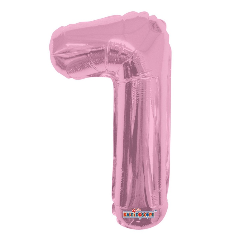 Number 1 Light Pink Foil Balloon 14"in. 35048-14