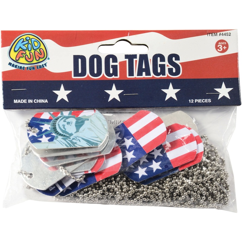 Patriotic Dog Tags