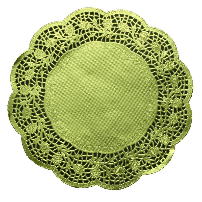 10 In. Round Gold Foil Doilies | 6 Count