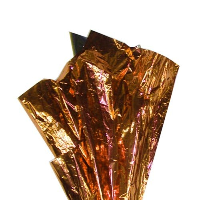 Orange Metallic Wrap | 4 Count