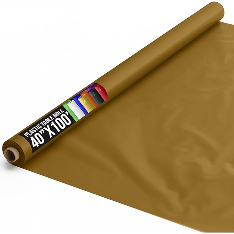 40 In. x 100 Ft. Gold Table Roll