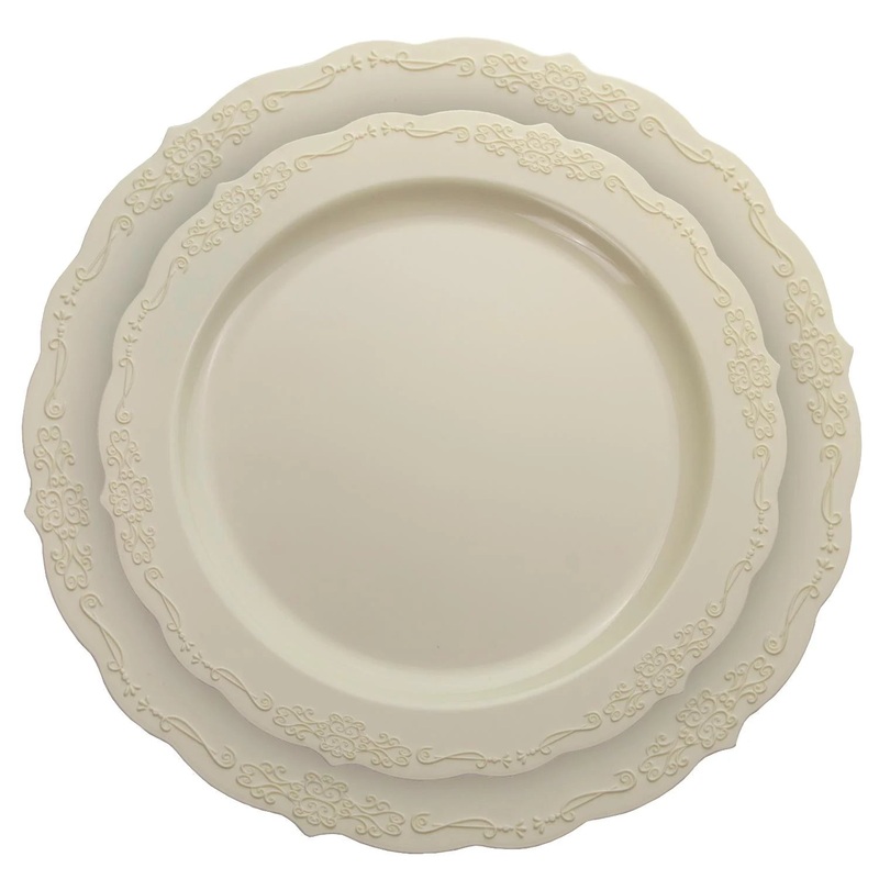 Ivory Victorian Dinnerware Set