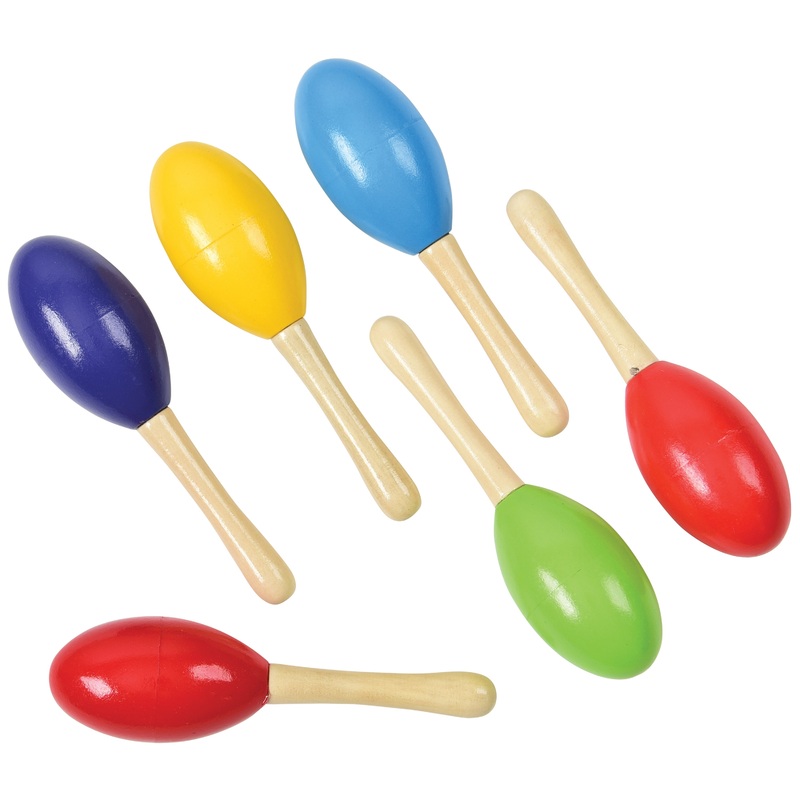 Mini Wooden Maracas