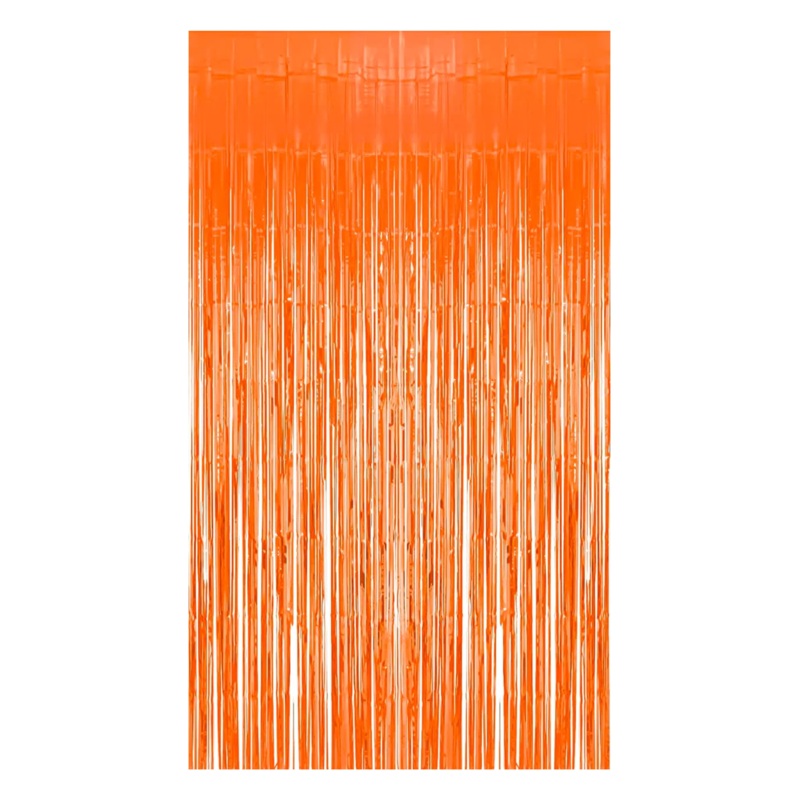 Pastel Curtain Orange 3 Ft. x 6 Ft. | 1 Count