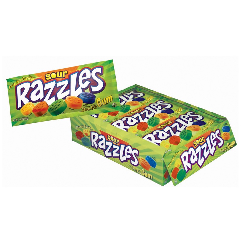 Razzles Sour/24 Per Disp