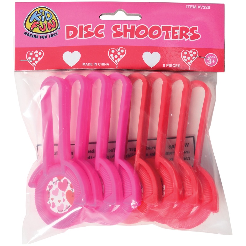 Valentines Disc Shooters/8 Per Pkg