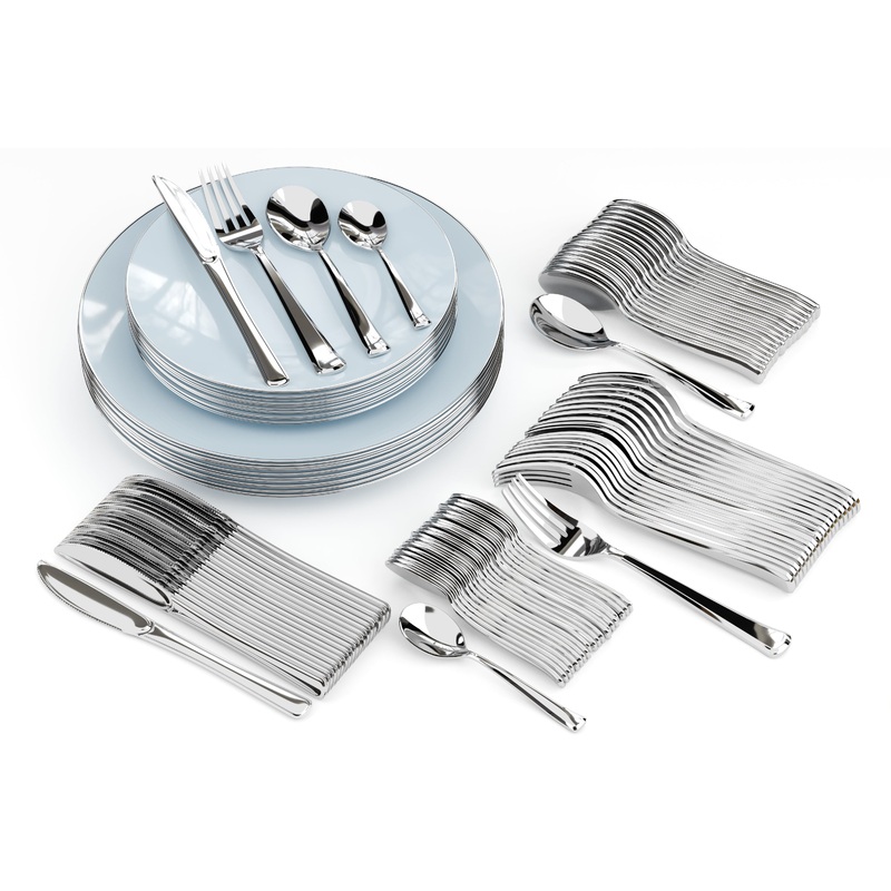 140 Pieces | Setting For 20 | Sage Classic Combo Pack