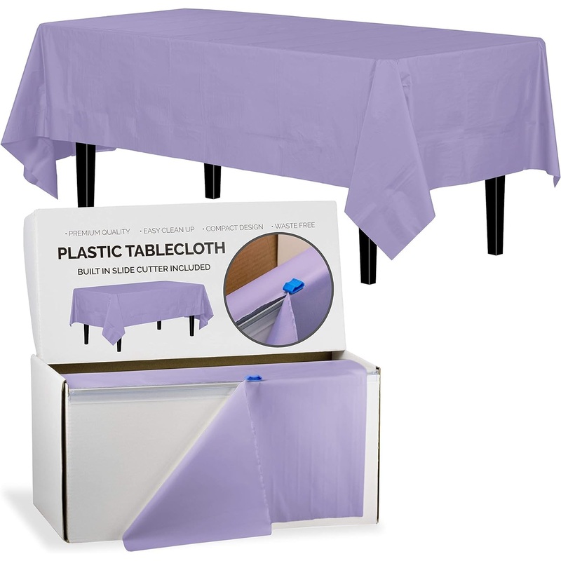 54 In. x 300 Ft. Cut To Size Table Roll  | Lavender | Case of 4