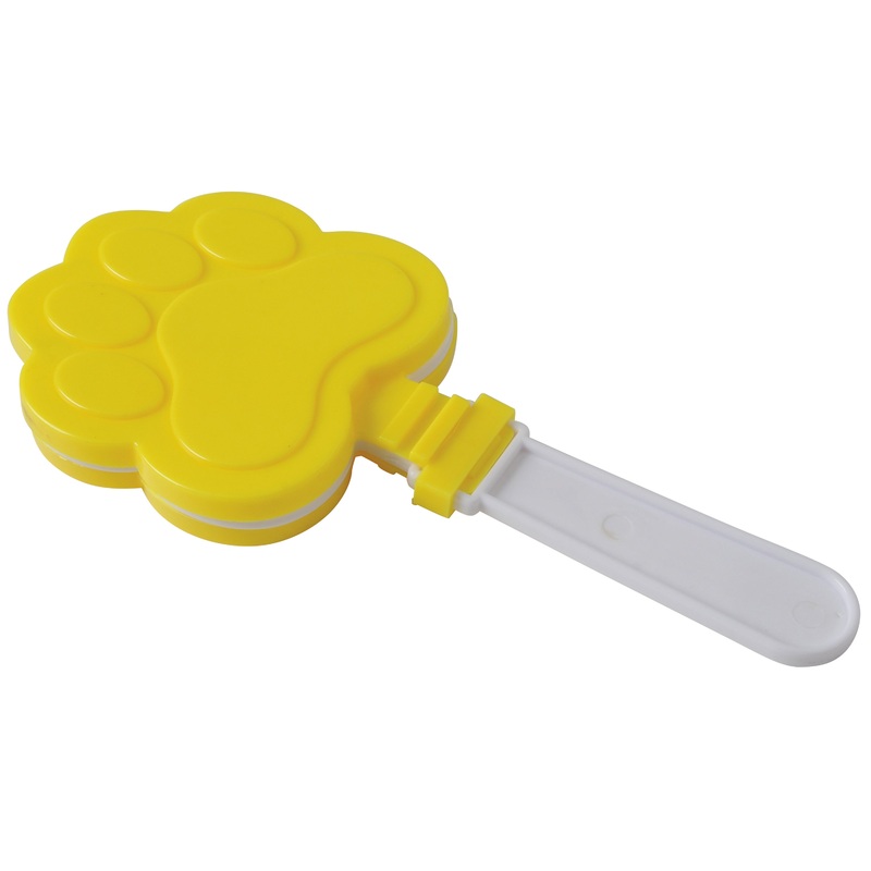 Paw Print Clappers/Yellow