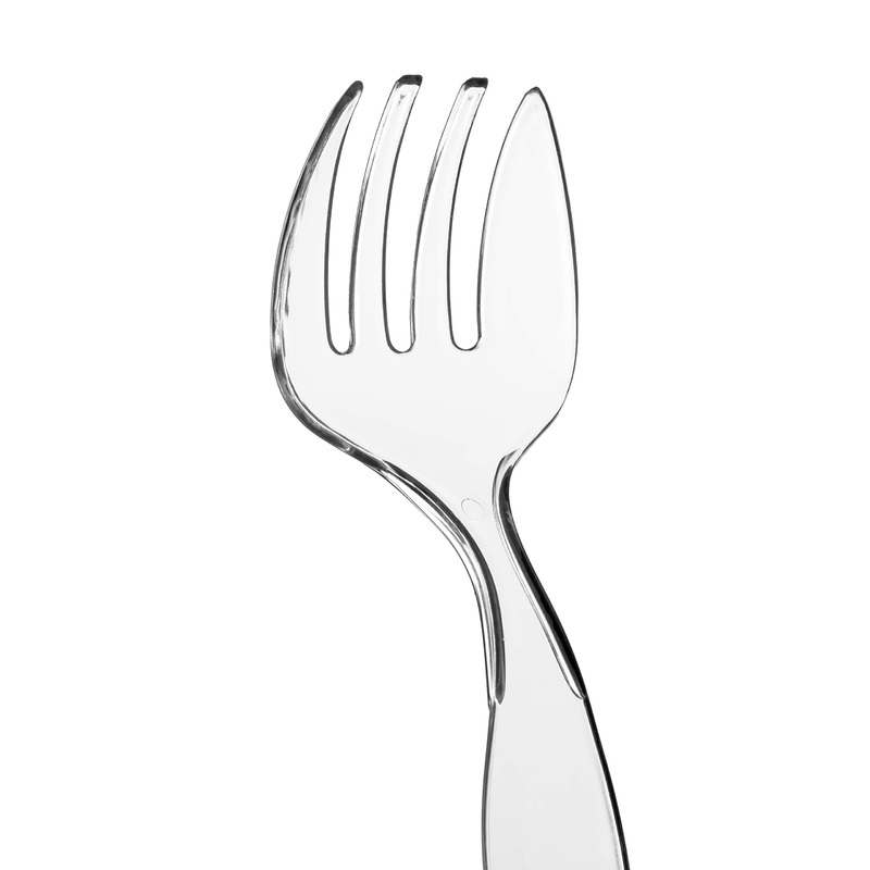 Clear Plastic Serving Forks | 4 Pack